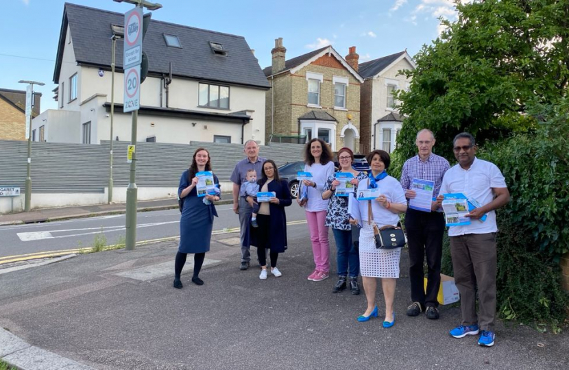 Theresa Villiers campaigning 